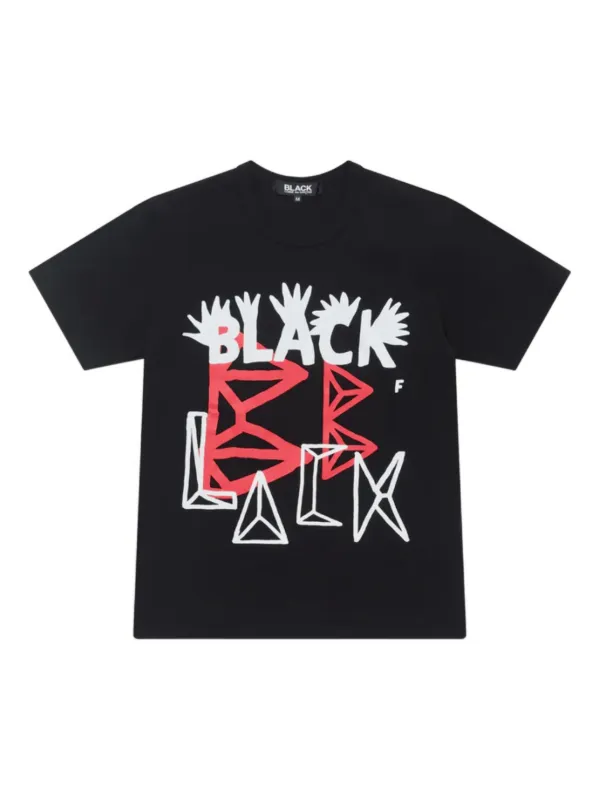 COMME des GARCONS BLACKグラフィックTシャツ Black Comme Des Garçons グラフィック Tシャツ | ブラック | FARFETCH JP