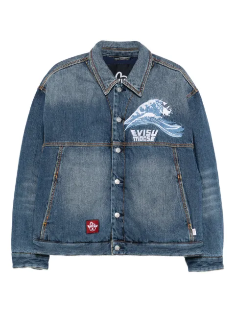 Moose Knuckles x Evisu graphic print jacket