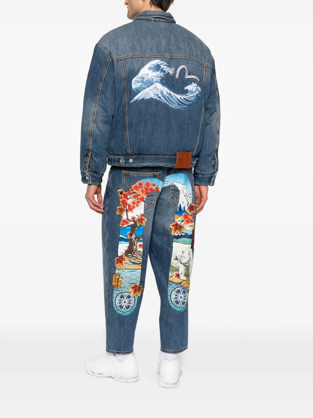 Moose Knuckles vaqueros con logo de Moose Knuckles x Evisu | Jeans rectos | Image 2