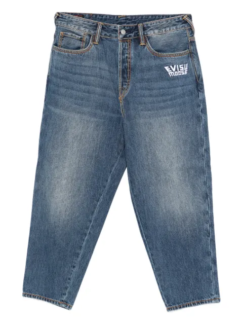 Moose Knuckles x Evisu logo detail jeans