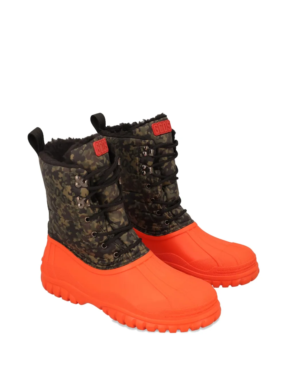 GCDS camouflage-pattern ankle boots | Image 2