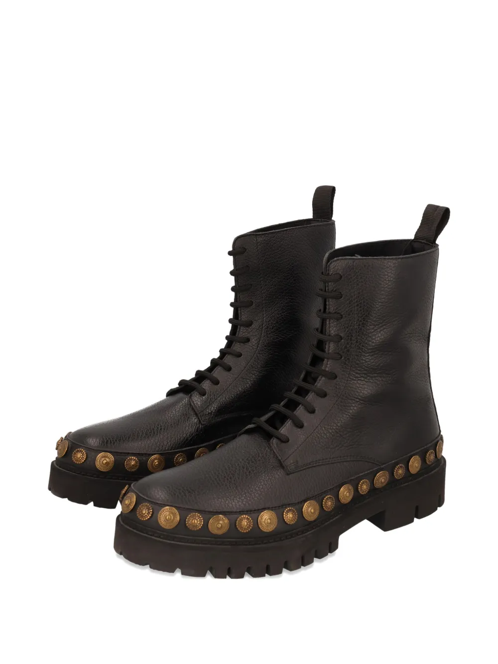 Moschino Pre-Owned studded leather boots | Image 2