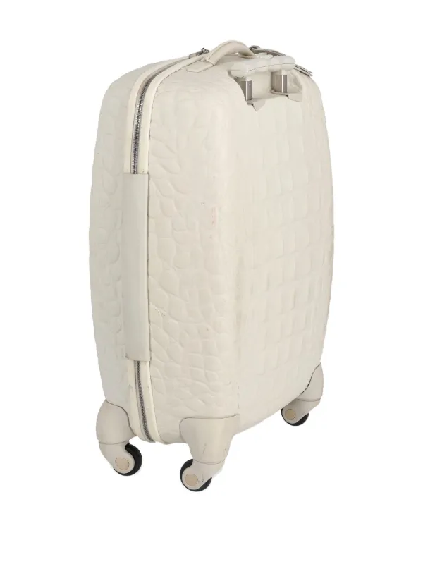Alexander McQueen Pre-Owned x Samsonite Rare four-wheel Suitcase