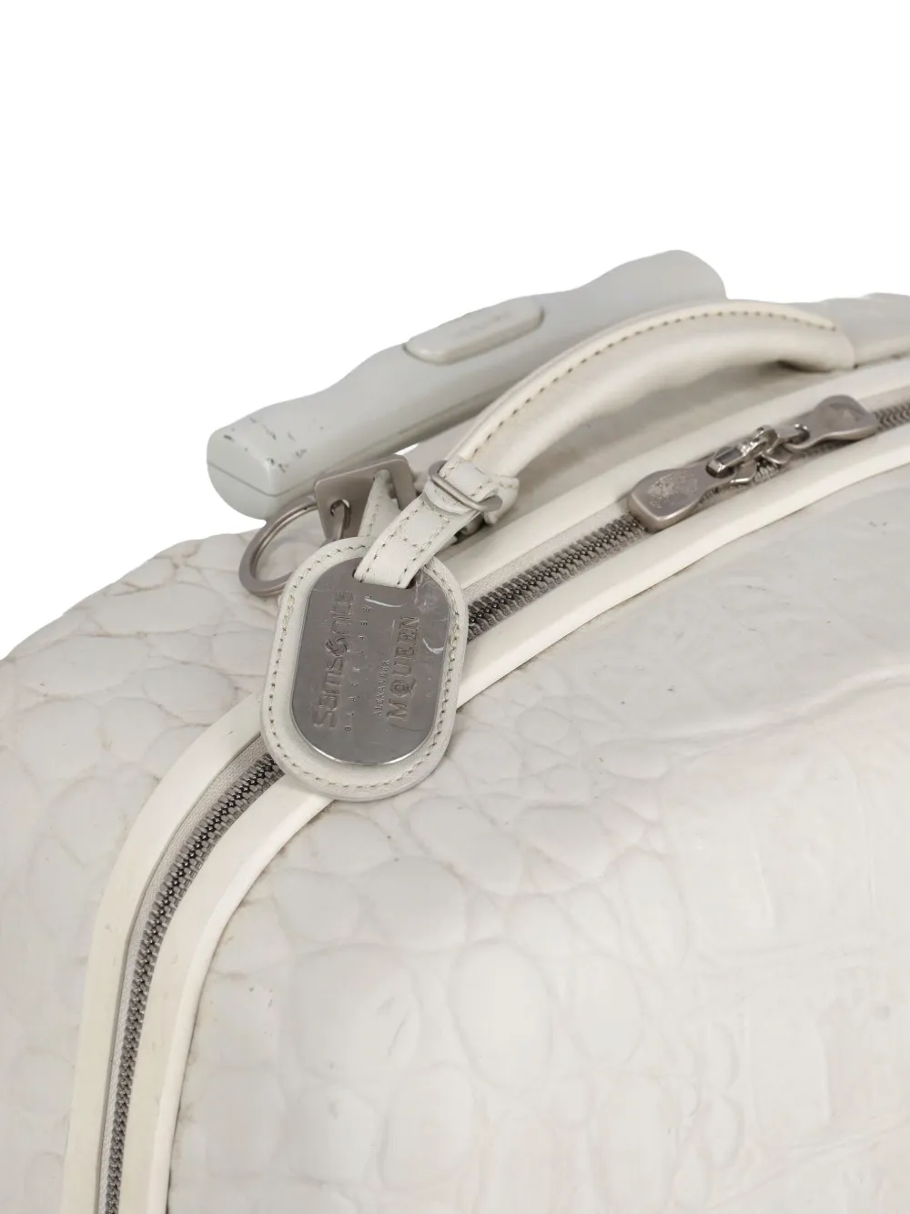 Alexander McQueen Pre-Owned x Samsonite Rare four-wheel Suitcase