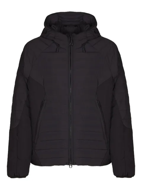 JG1 hooded panelled padded jacket