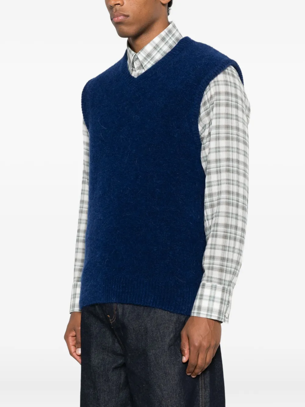 Home Core Baby Fioras V-neck Sleeveless Vest In Blue