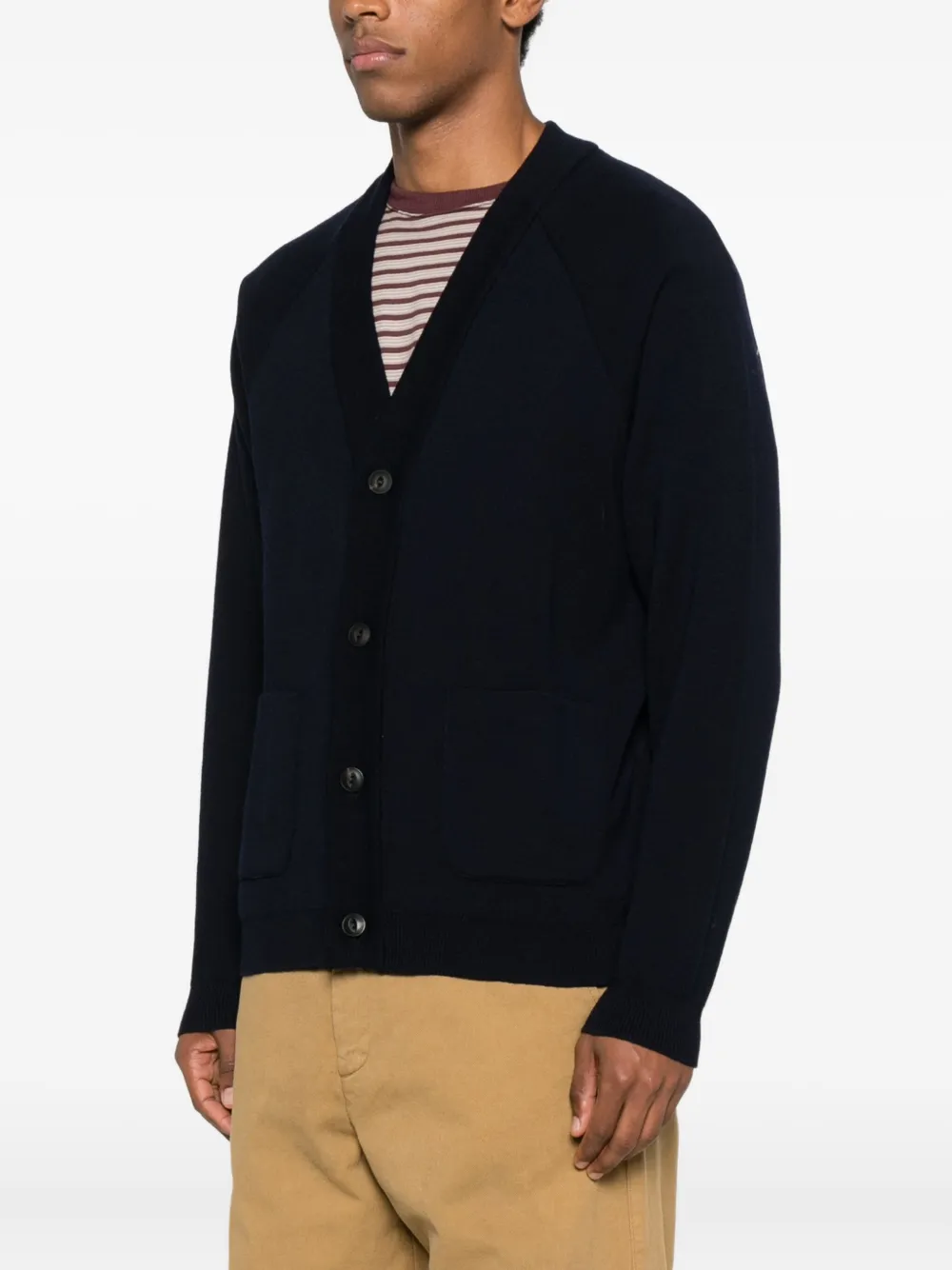 Home Core Pocket Buttoned Knitwear In Blue