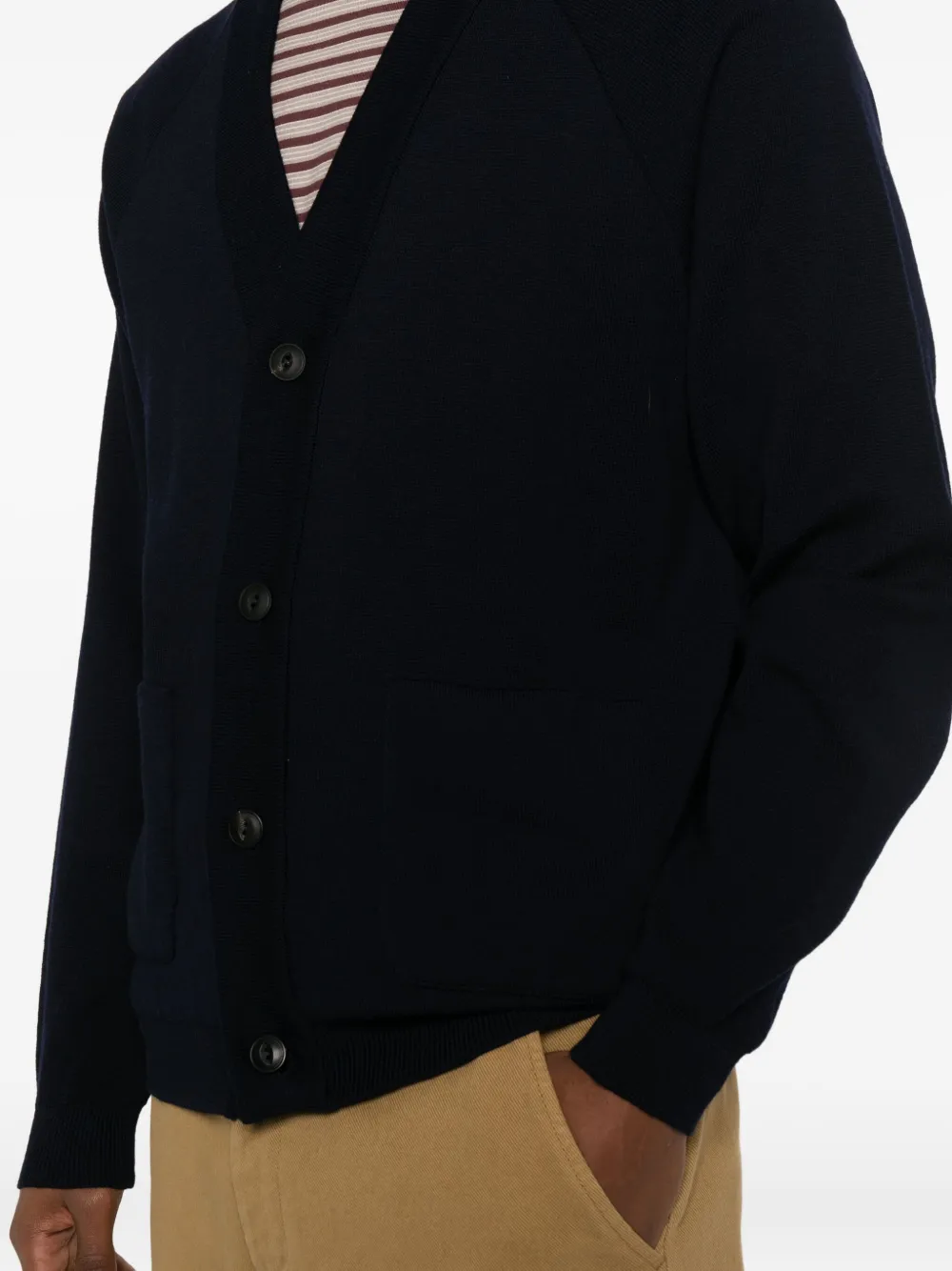 Home Core Pocket Buttoned Knitwear In Blue