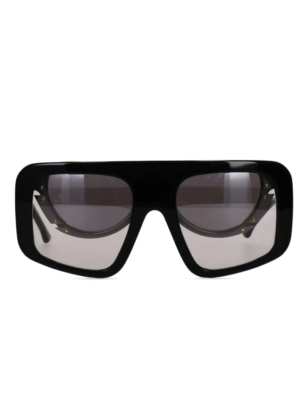 LUAR lentes de sol con armazón geométrica | negro | Image 1