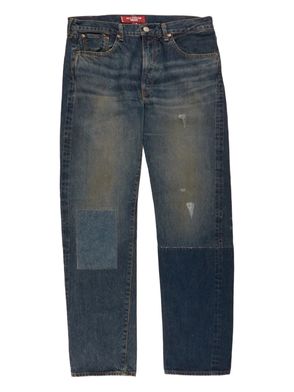 Junya Watanabe MAN patchwork jeans | Blue | Image 1