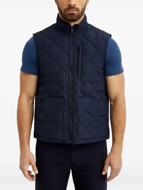 Fay quilted zip-up vest