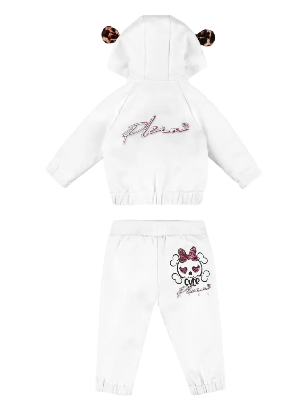 Philipp Plein Junior crystal-embellished skull-print tracksuit | Tracksuit Sets | Image 2