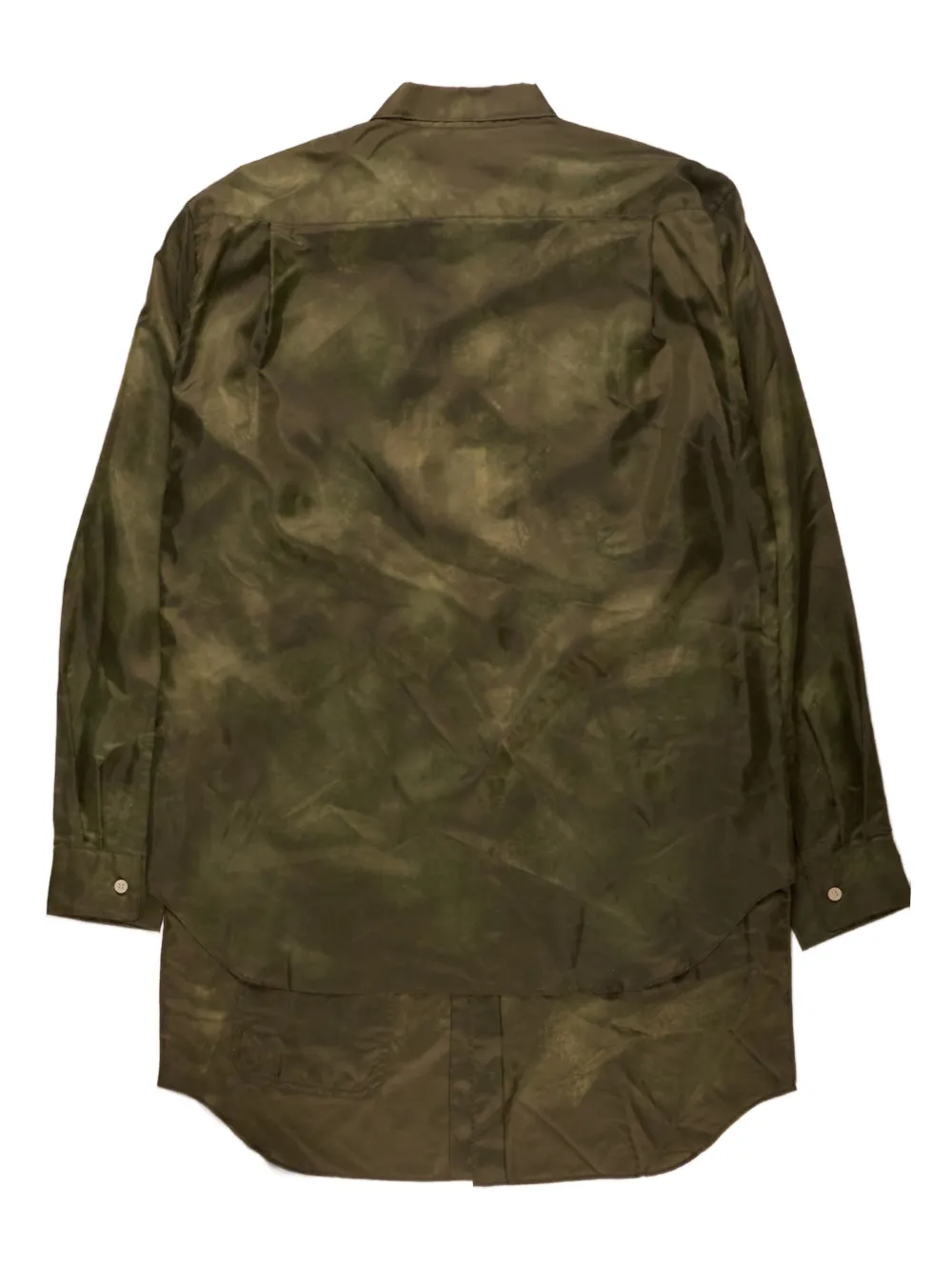 Comme des Garçons Homme Plus pocket shirt Groen