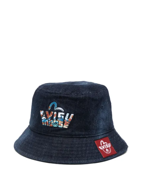 Moose Knuckles x Evisu logo-patch bucket hat