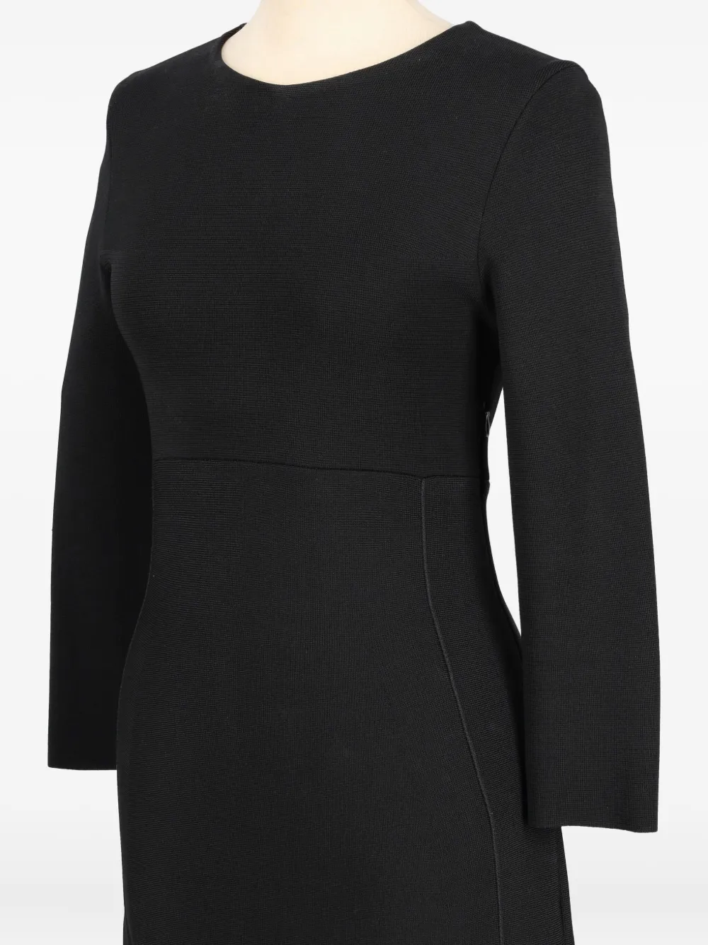 Christian Dior Pre-Owned long-sleeve midi dress - Zwart