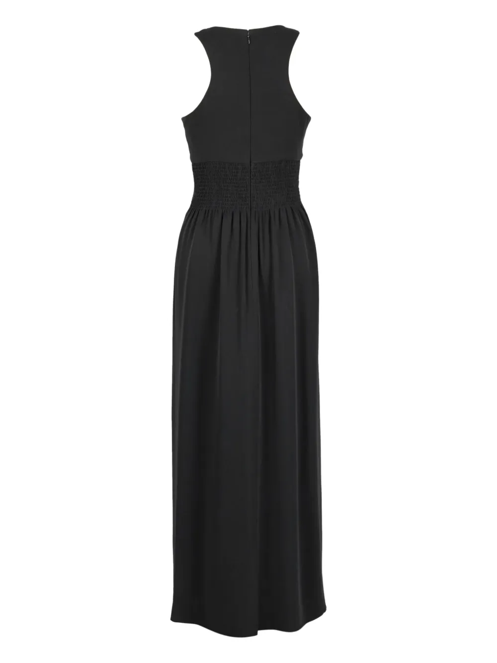 Elasticated-Waist Maxi Dress