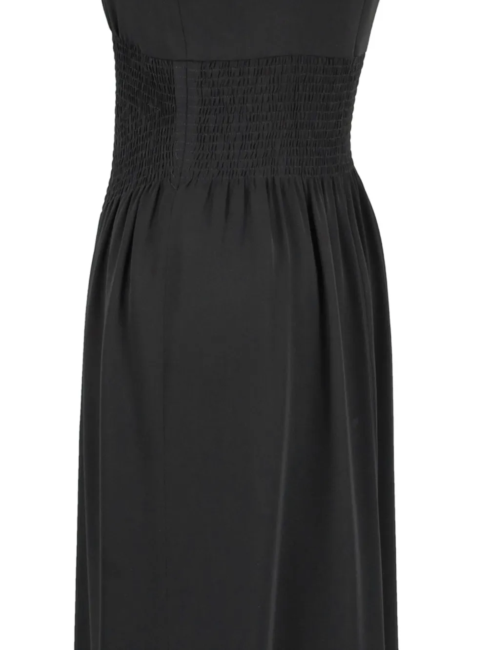 Elasticated-Waist Maxi Dress