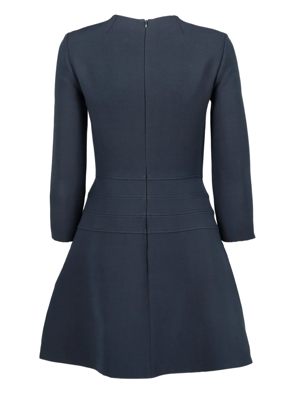 Christian Dior Pre-Owned crew-neck midi dress - Blauw