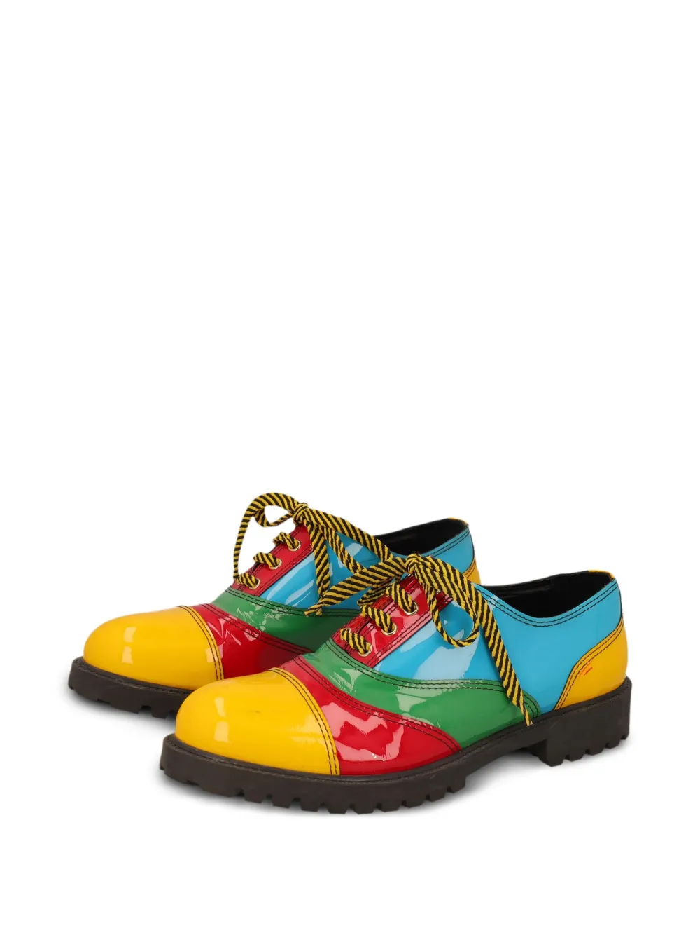 Moschino Pre-Owned patchwork derby shoes | Image 2