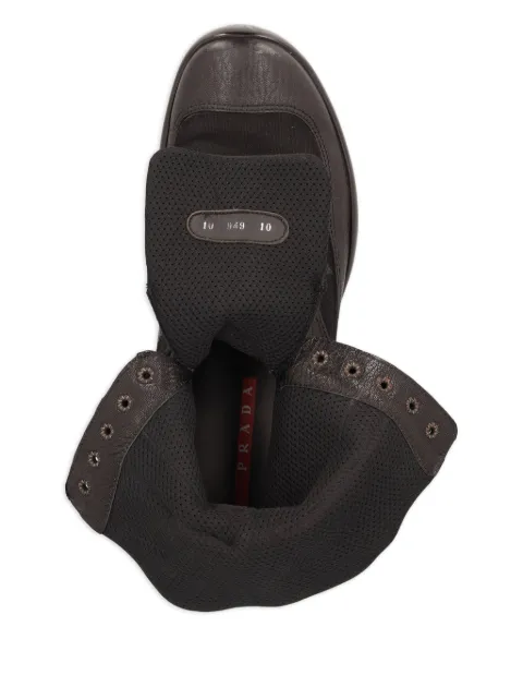 Prada Pre-Owned lace-up ankle boots