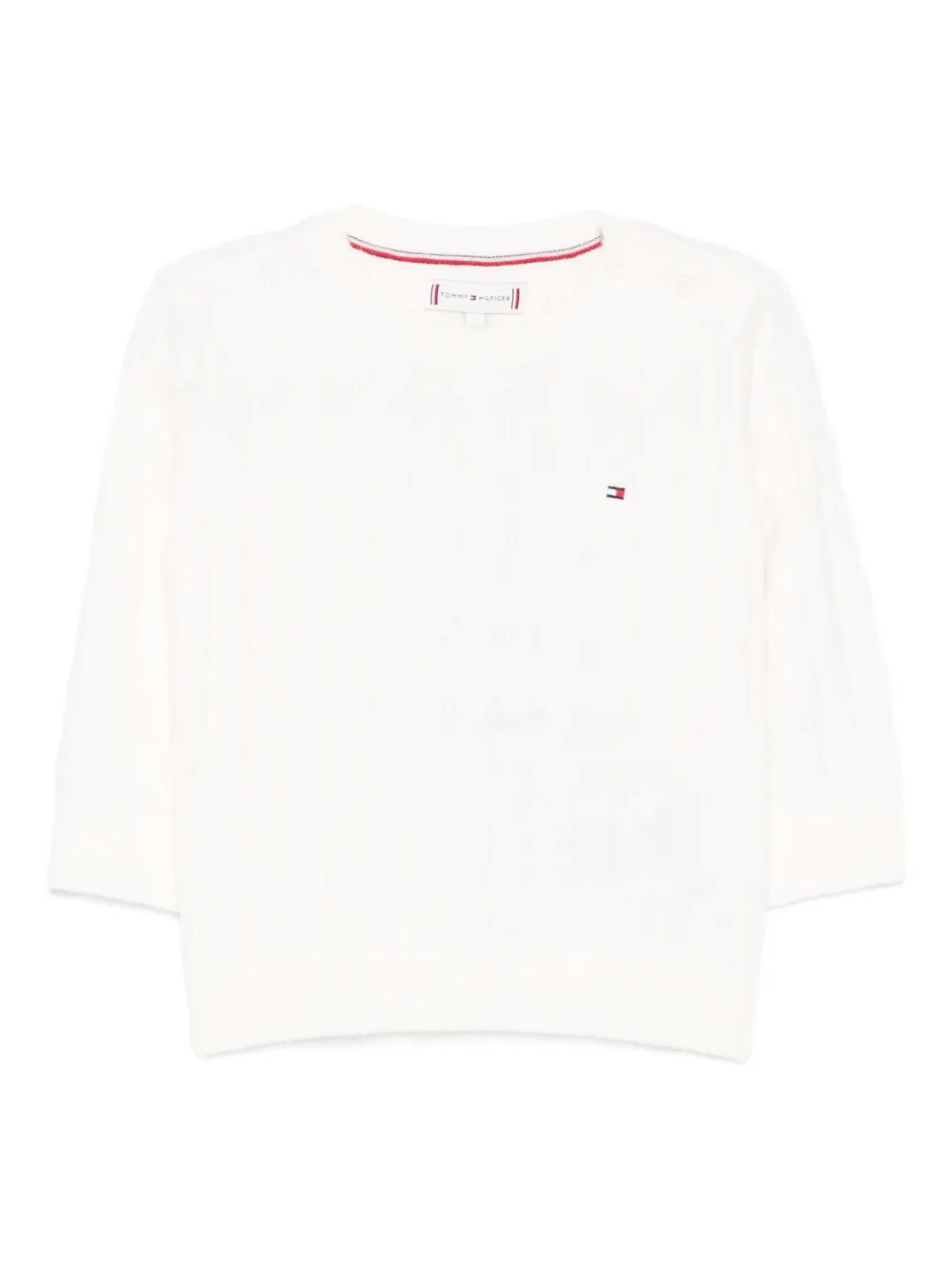 Tommy Hilfiger Junior Cable sweater | White | Image 1