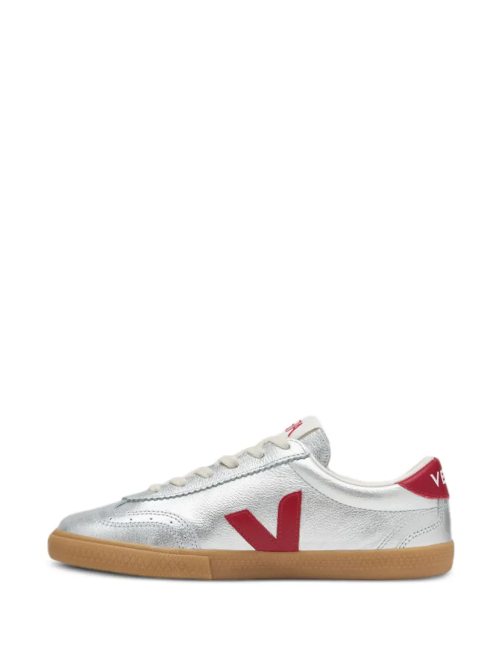 VEJA Volley low-top sneakers met logo Zilver