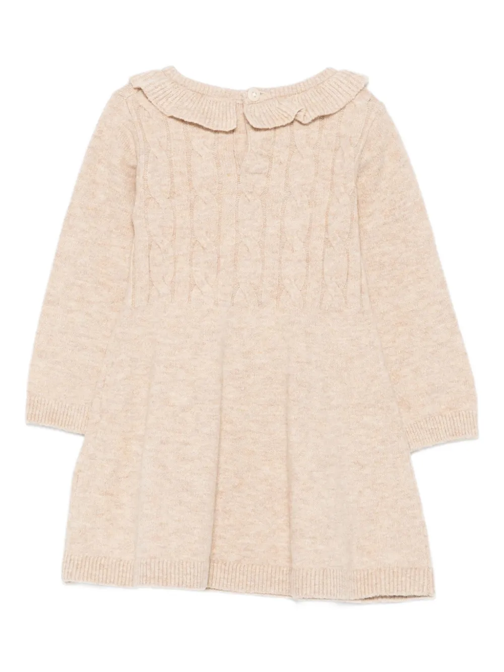 Tommy Hilfiger Junior Cable sweaterjurk - Beige