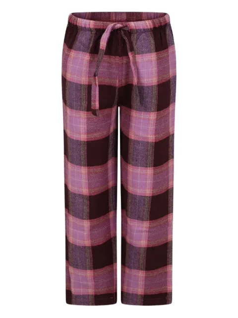 MC2 Saint Barth Kids tartan drawstring pajama bottoms
