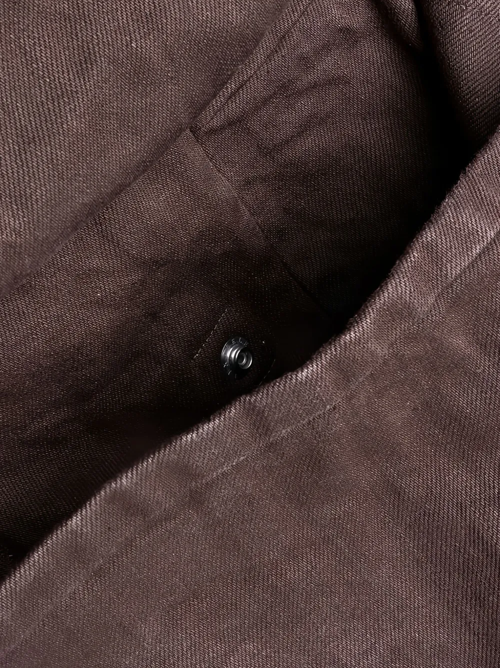 sacai Cargo denim broek met gesp Bruin