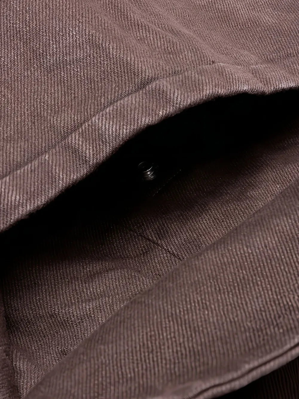 sacai Cargo denim broek met gesp Bruin