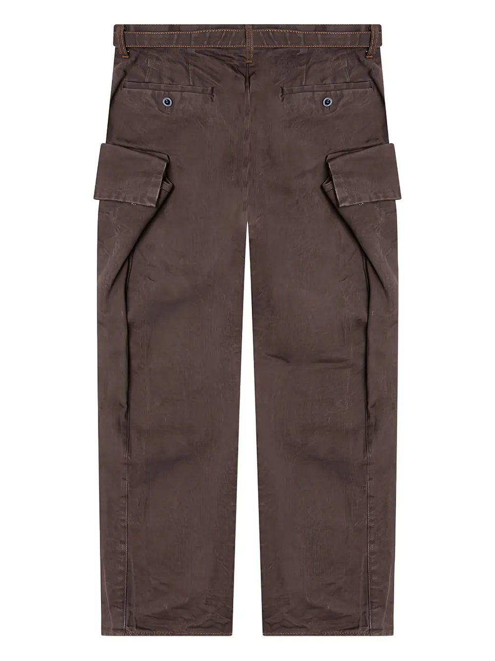 Sacai Buckle cargo denim pants - Bruin