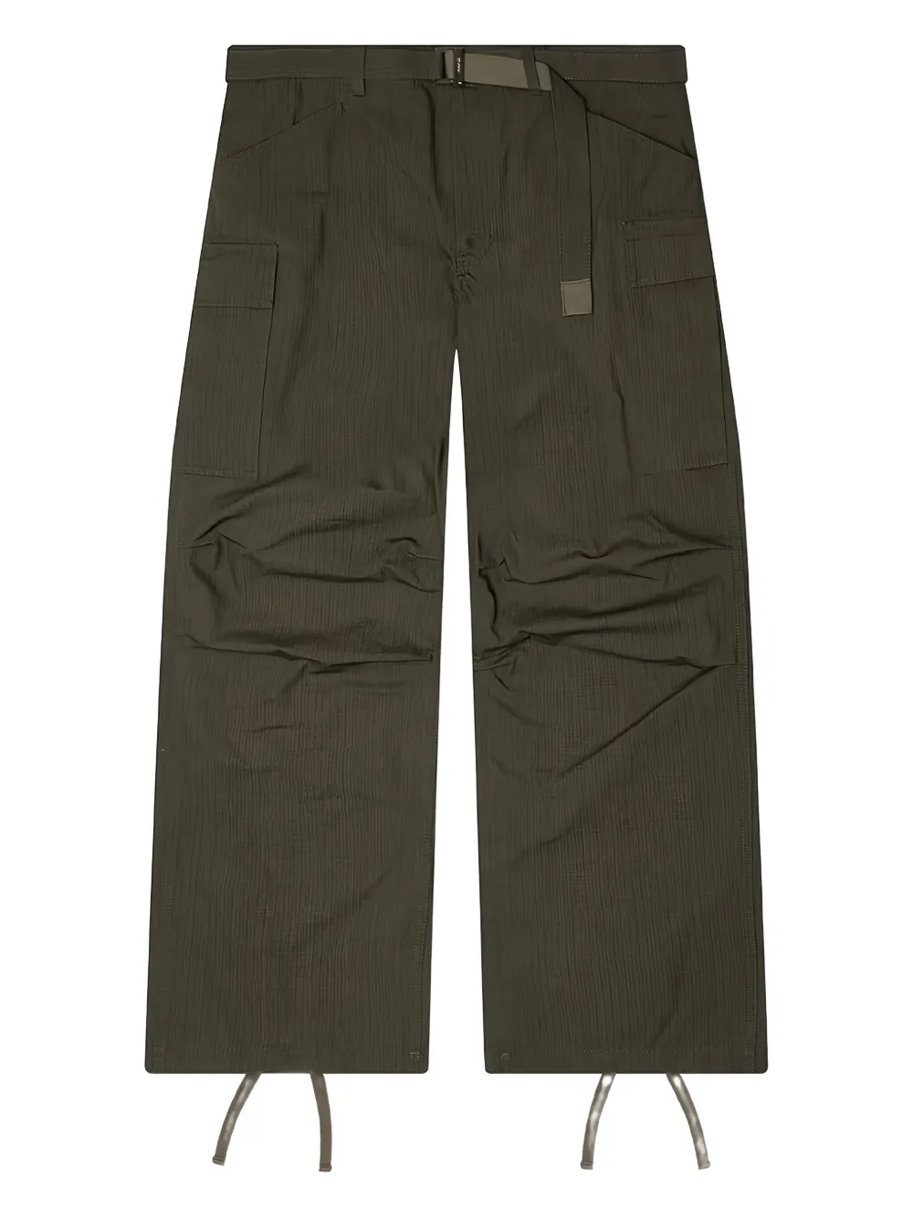 sacai pantalones con cinturón | verde | Image 1