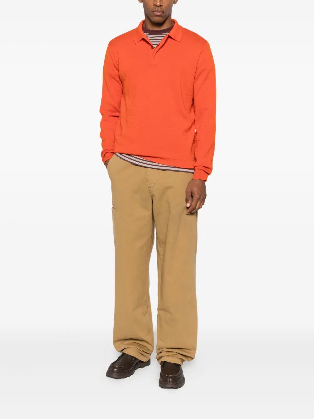 HOME CORE collared polo shirt - Oranje