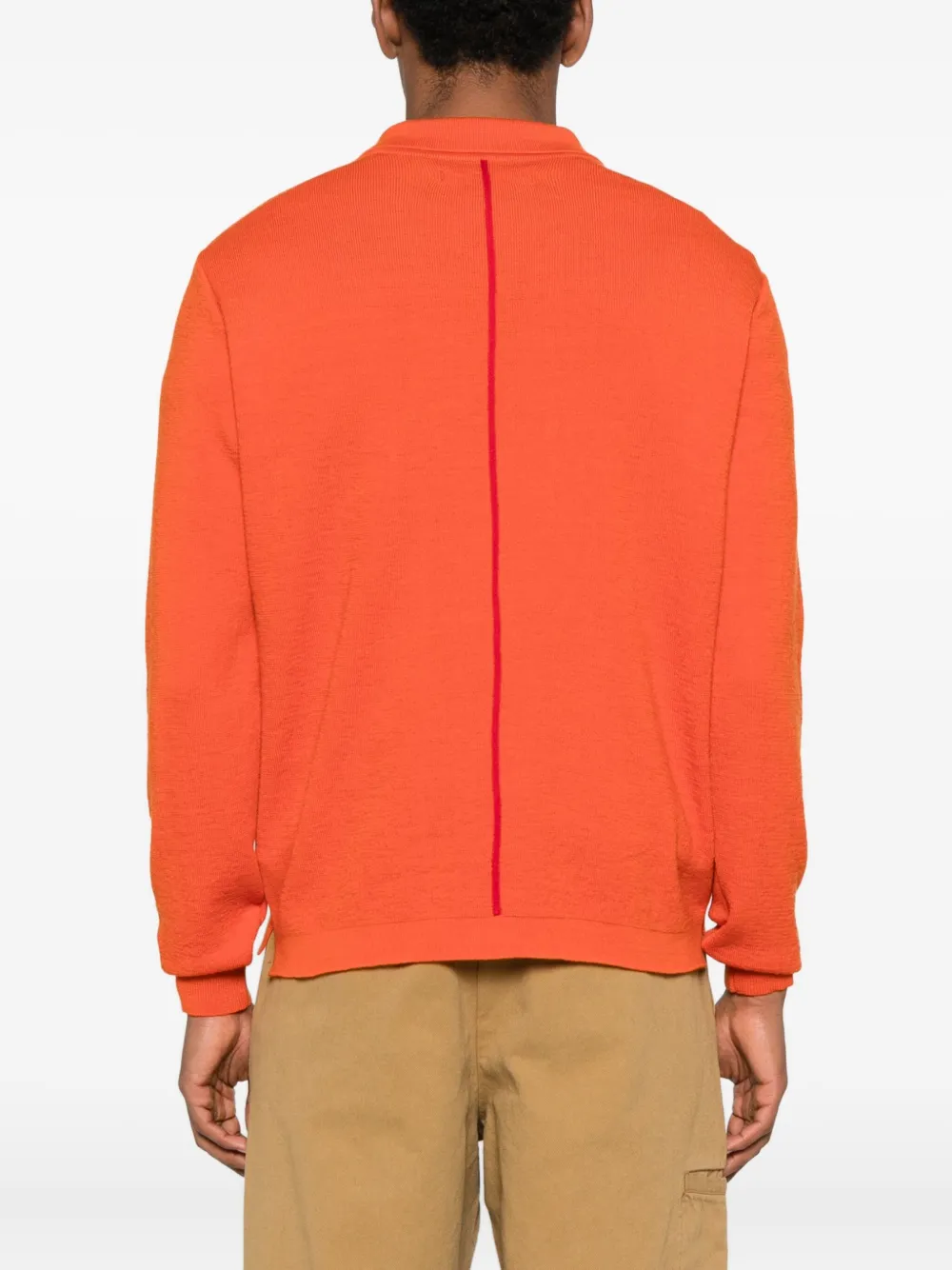 Home Core Collared Polo Shirt In Orange