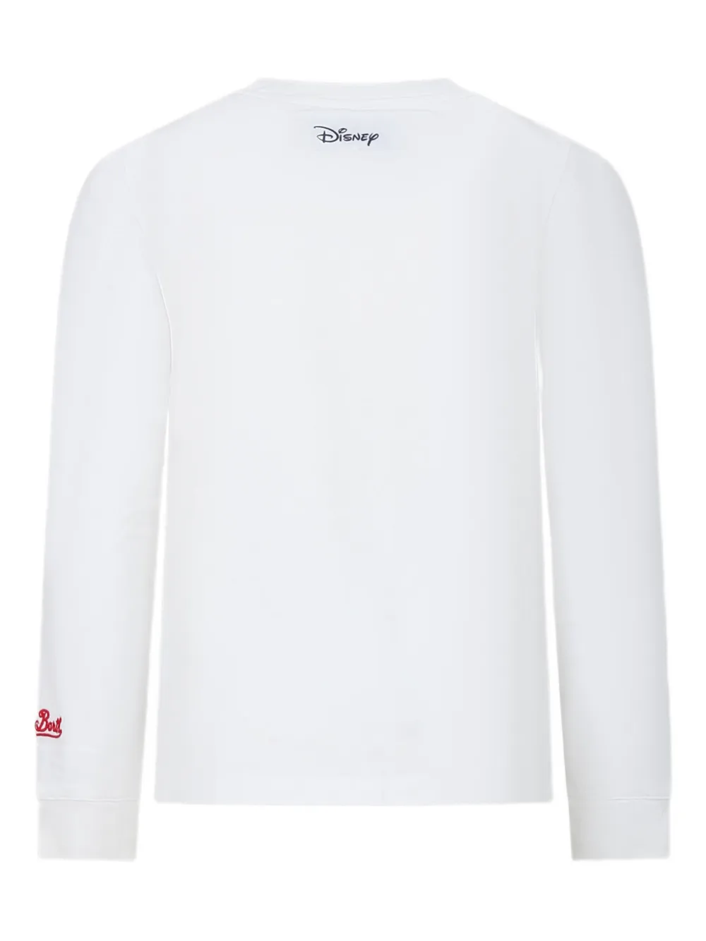 Mc2 Saint Barth X Disney Long-sleeve Graphic T-shirt In White