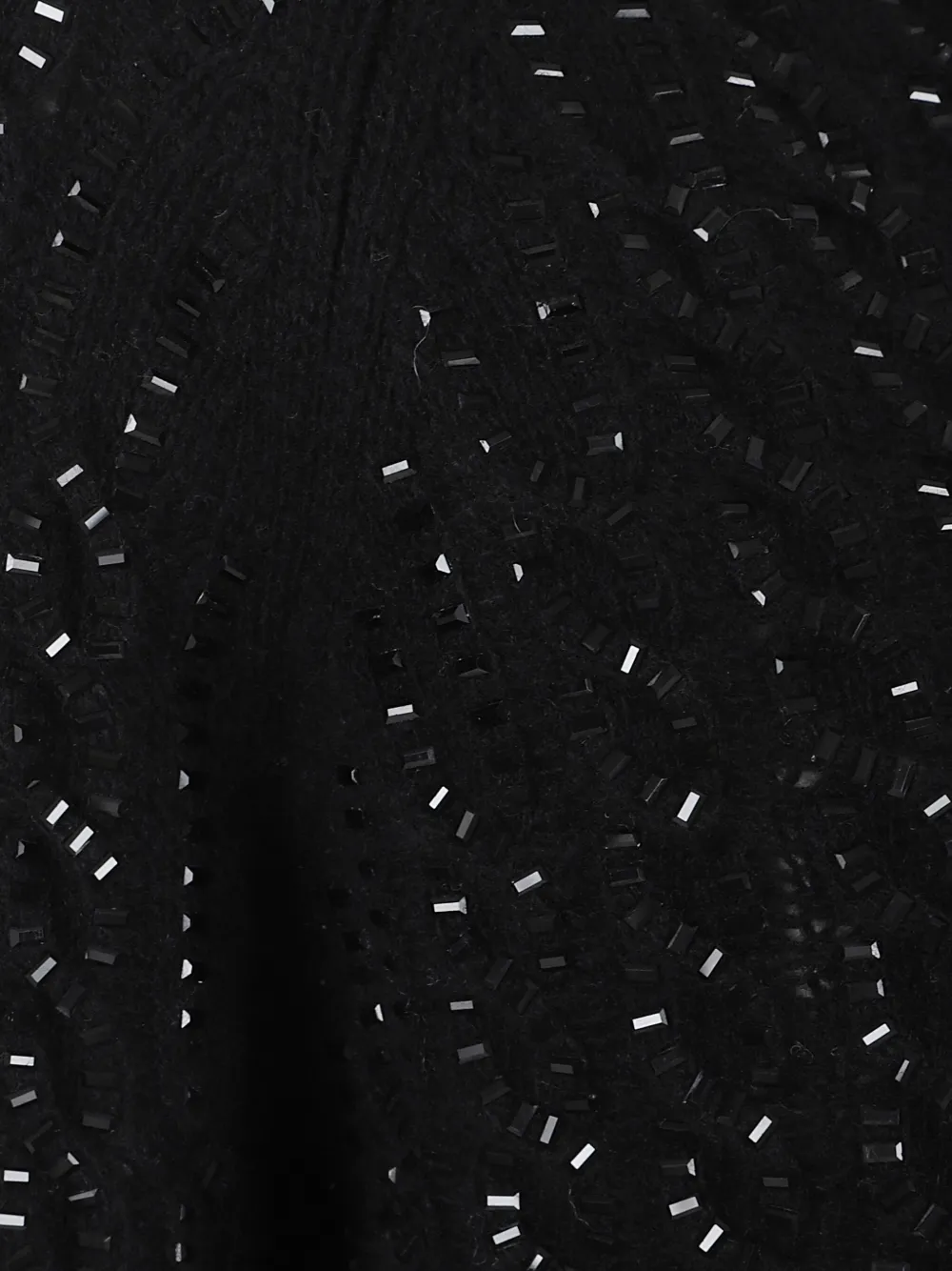 Ermanno Scervino Wollen trui met kralen Zwart