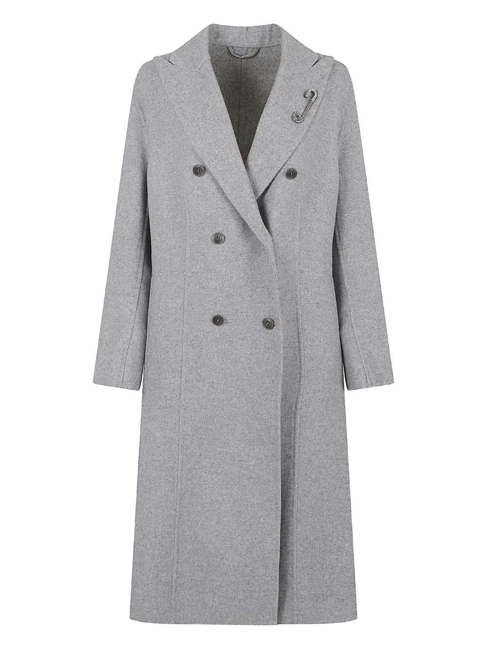 Ermanno Scervino double-breasted pin coat | Grey | Image 1