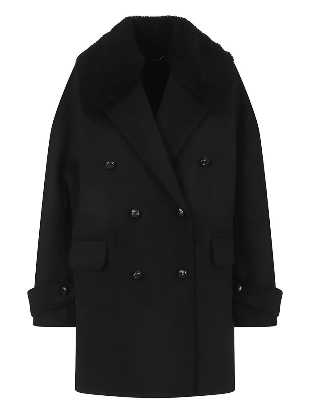 Ermanno Scervino Einreihiger Mantel | Schwarz | Image 1