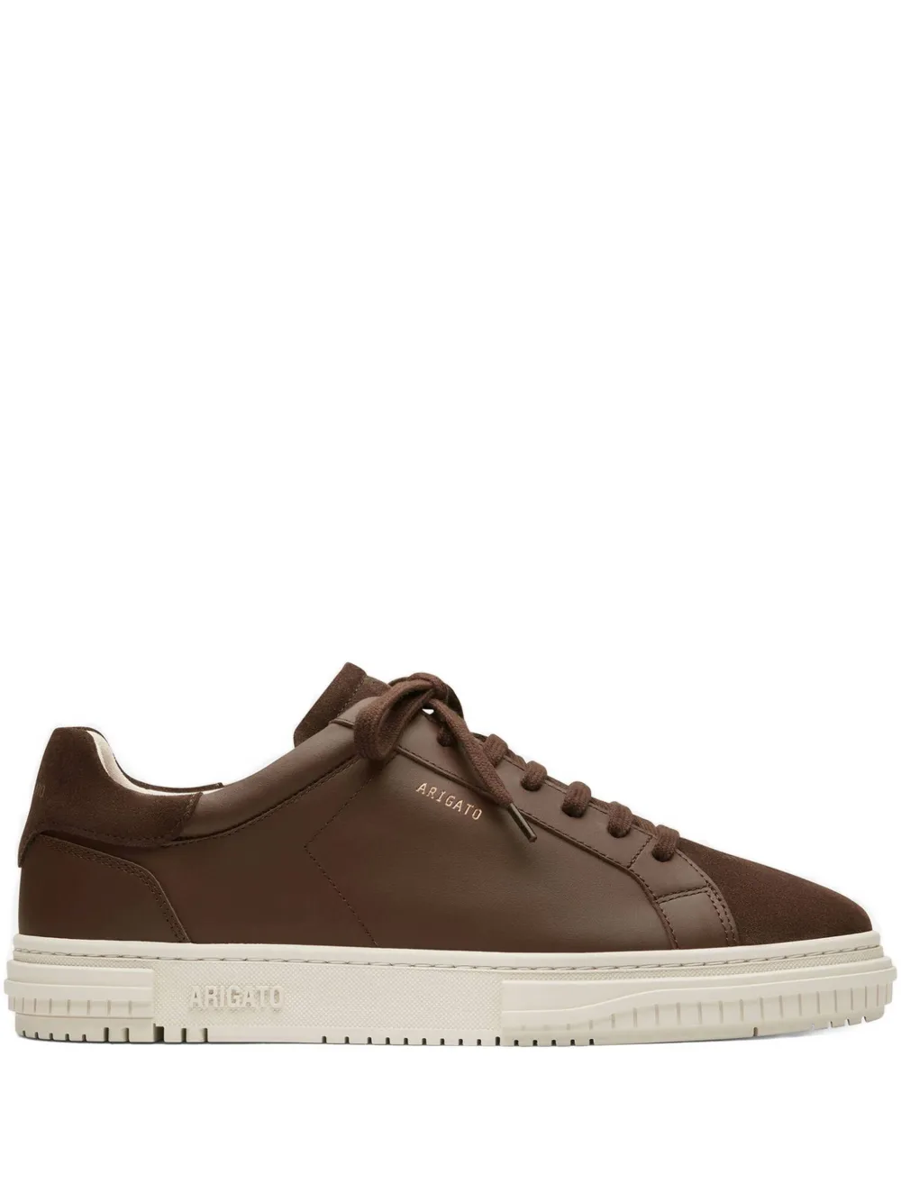 Axel Arigato Atlas Suede-panel Sneakers In Brown