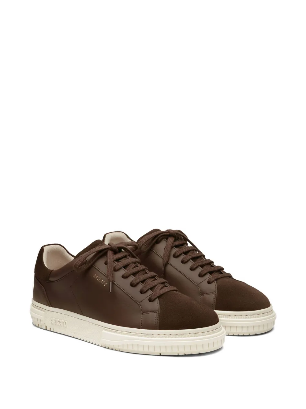 Axel Arigato Atlas Suede-panel Sneakers In Brown