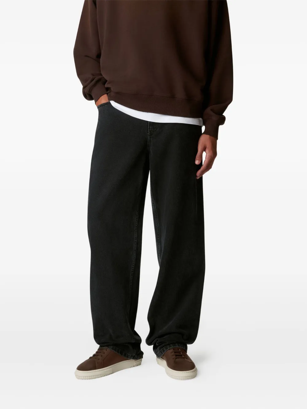 Axel Arigato Atlas Suede-panel Sneakers In Brown