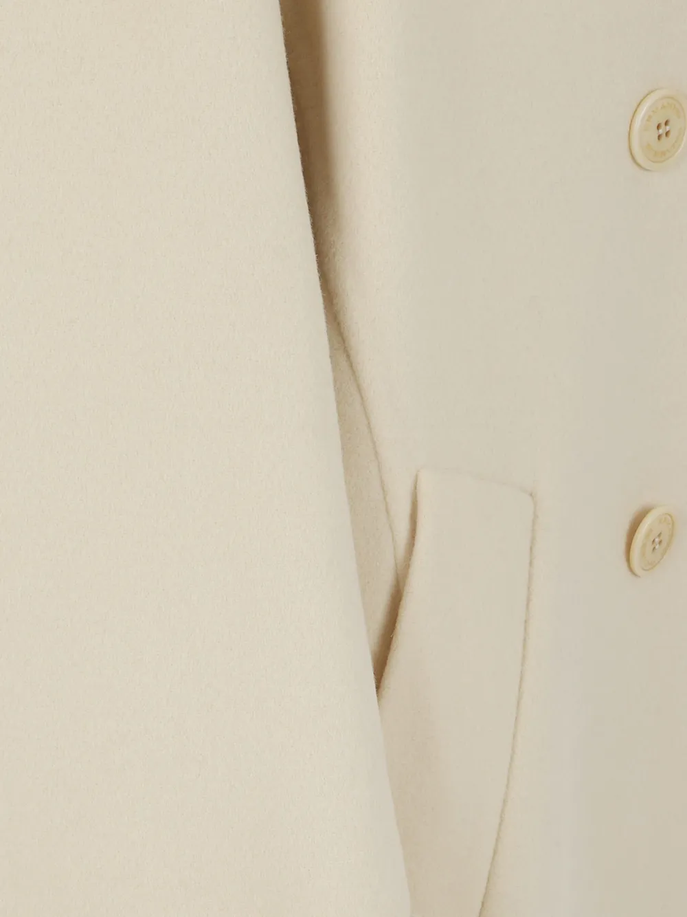 Ermanno Scervino Jas met dubbele rij knopen Beige