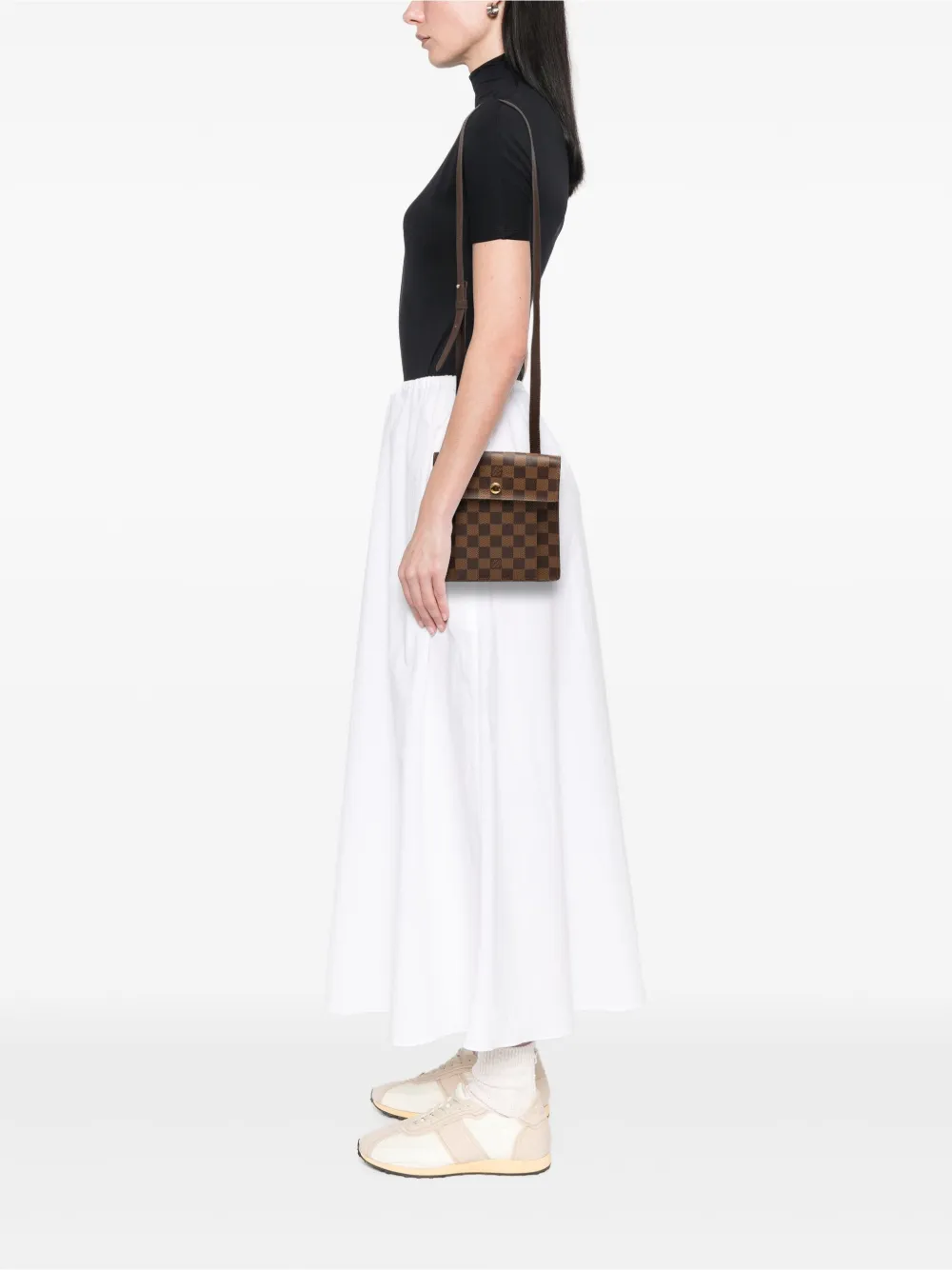 Louis Vuitton Pre-Owned 2000 ダミエ エベヌ ピムリコ ショルダーバッグ | プレオウンド | Image 2