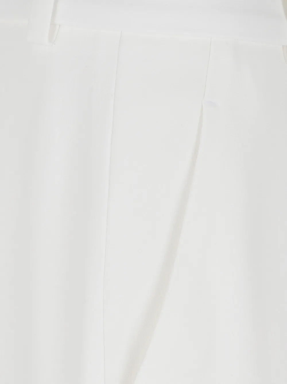 Ermanno Scervino Pressed-crease Trousers In White