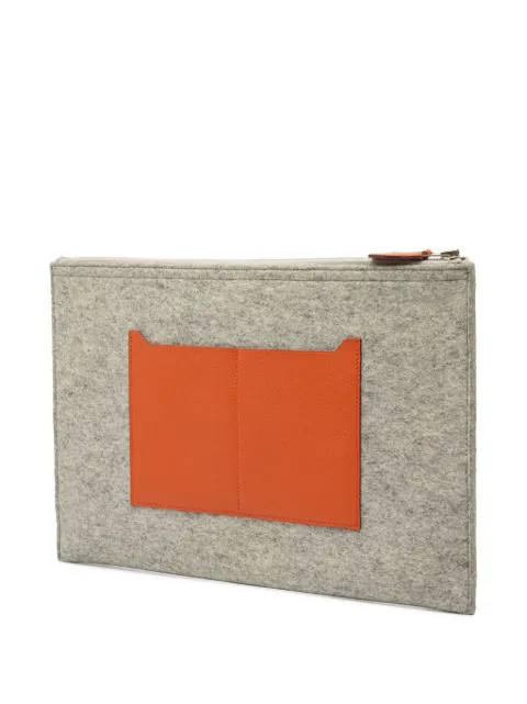 Hermès Pre-Owned 2015 Epsom and Felt Toodoo 37 clutch bag