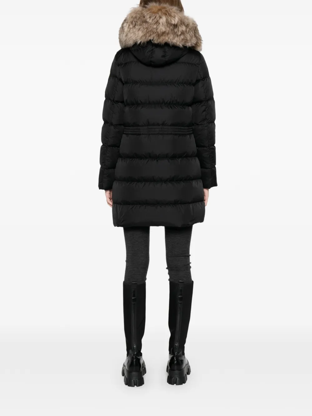Moncler Aphroti zip-fastening coat Zwart