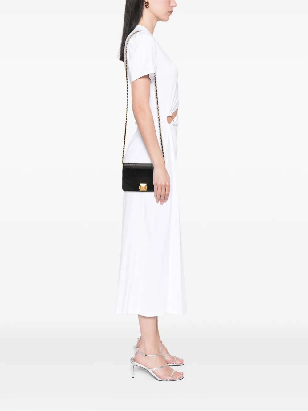 CHANEL Pre-Owned 2019 Lambskin Pyramid Wallet On Chain crossbody bag | Pre-Owned | Image 2