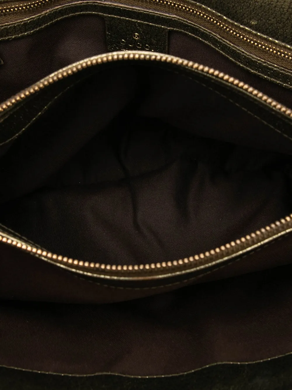 2000-2015 Metallic Calfskin Metal Bamboo Handbag