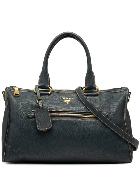 Prada Pre-Owned bolsa satchel Vitello Daino con cierre en el tope 2000-2025