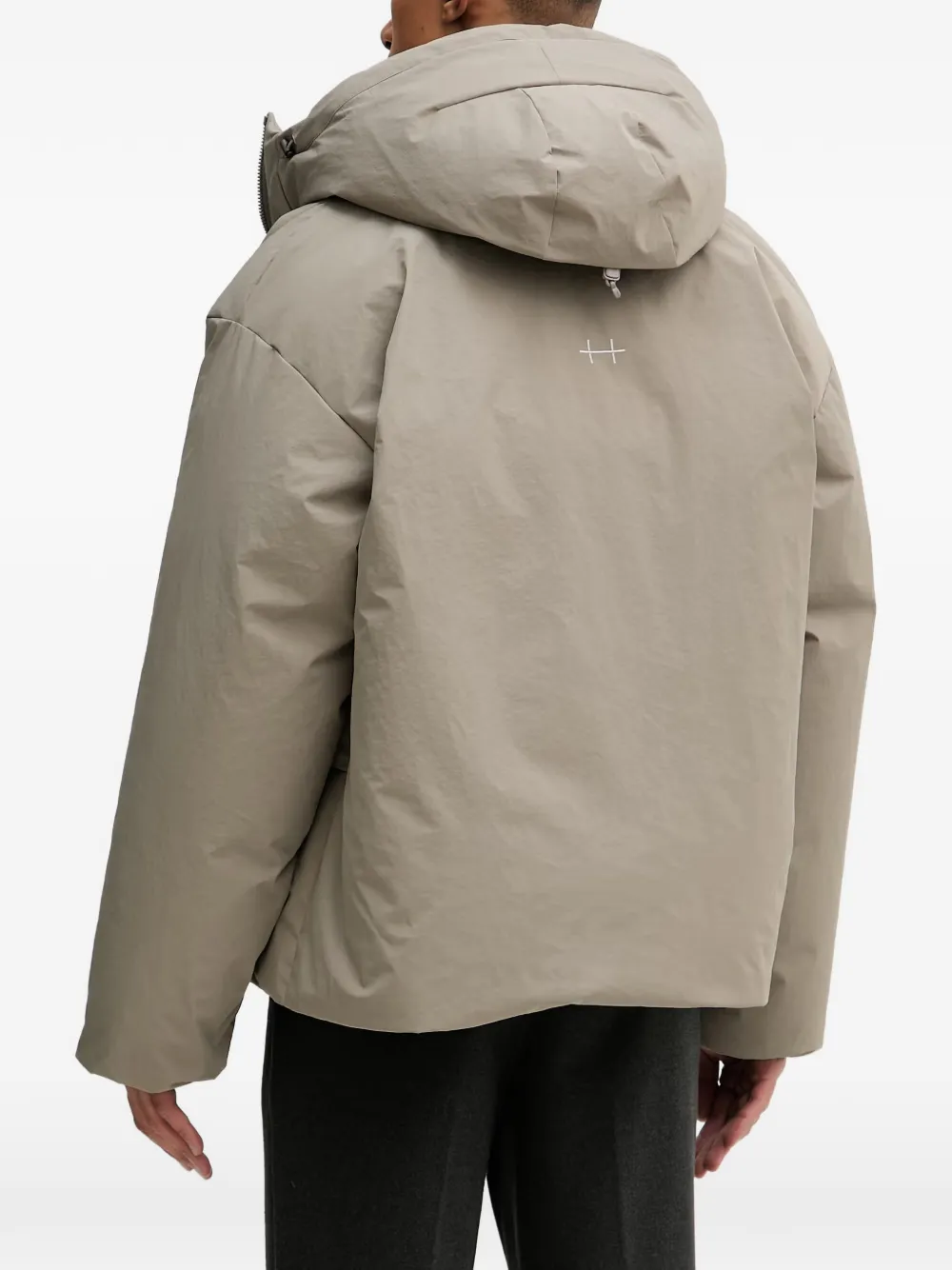 HELIOT EMIL Gewatteerd jack met capuchon Beige